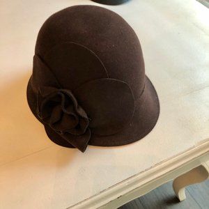 Chocolate Brown Wool Hat